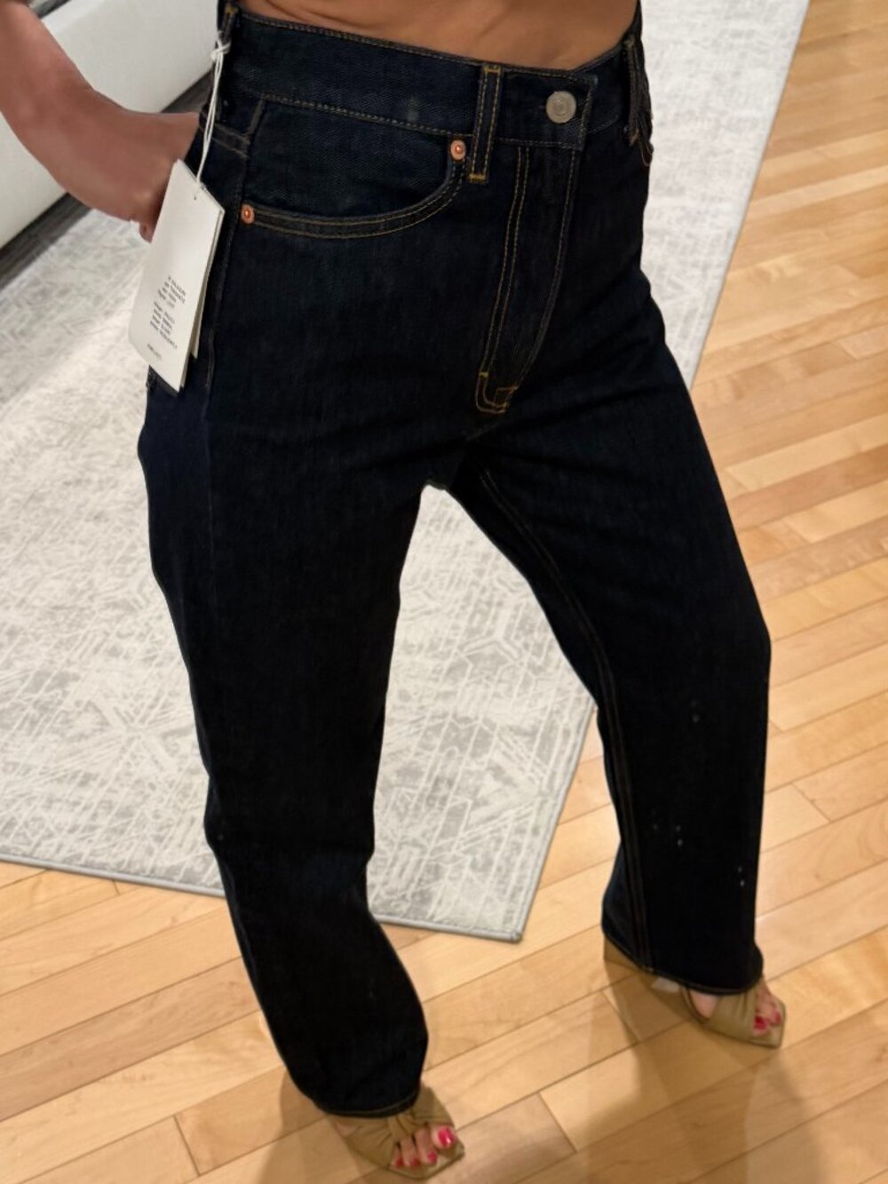 sold out COS COLUMN STRAIGHT-LEG JEANS, retail $130 - Picture 3 of 6